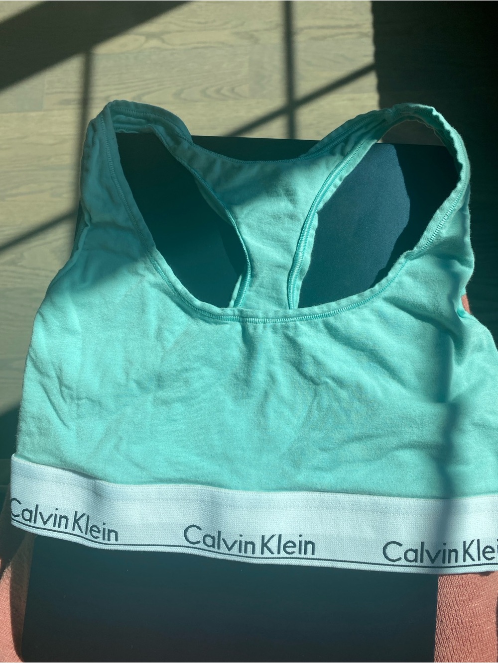 Calvin Klein Mint Green Racerback Bralette